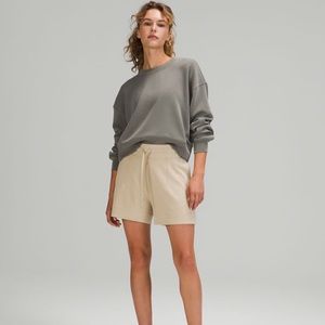 Lululemon Perfectly Oversized Cropped Crew *Softstreme
Grey Sage French terry